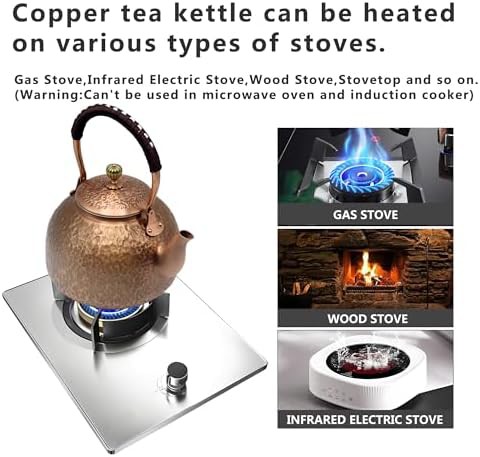 Japanese style copper stovetop teapot — photo 4