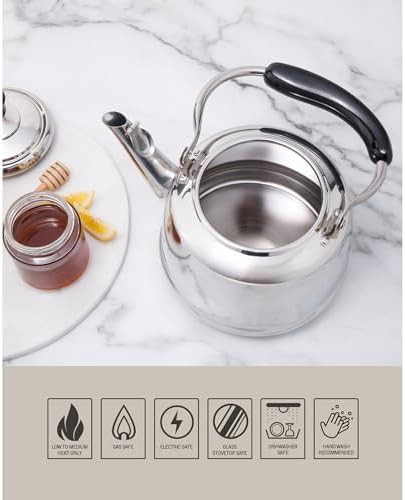 Martha Stewart Kingstree vintage steel tea kettle — photo 5