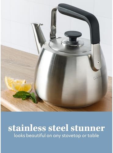 Sur La Table brushed stainless steel kettle — photo 3