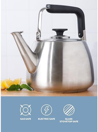 Sur La Table brushed stainless steel kettle — photo 5
