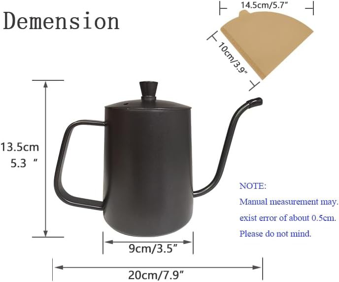 Stainless steel gooseneck pour over kettle — photo 4