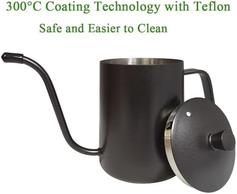 Stainless steel gooseneck pour over kettle — photo 5
