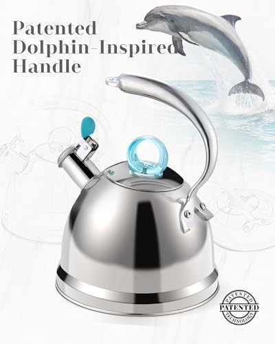 Modern food-grade steel whistling tea kettle — photo 3