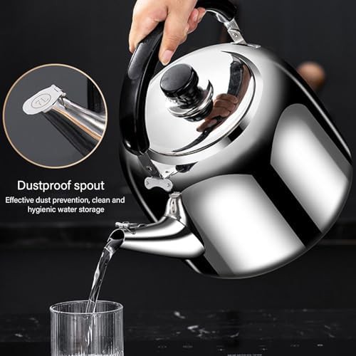 Large induction ready whistling water boiler — photo 4