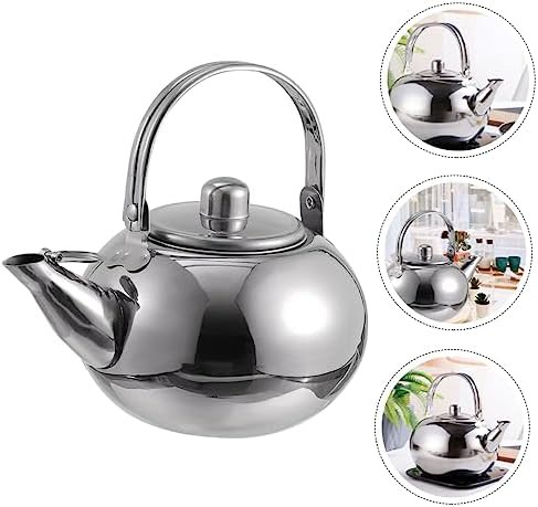Stainless steel tea kettle with filter — photo 4