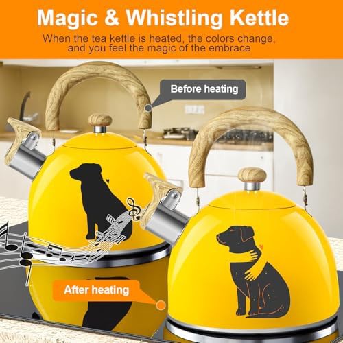 Stainless Steel Whistling Kettle with Folding Cup — photo 3