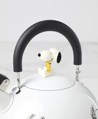 Chef Snoopy enamelware large tea kettle — photo 4