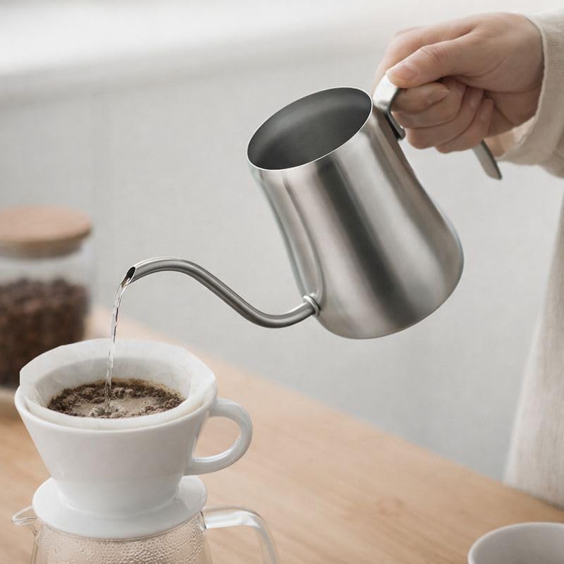 Small Japanese stainless gooseneck kettle — photo 3