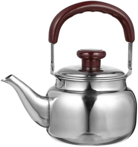 Portable mini stainless whistling camping kettle