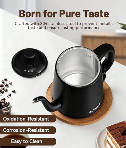 Stainless steel gooseneck electric pour over kettle — photo 5