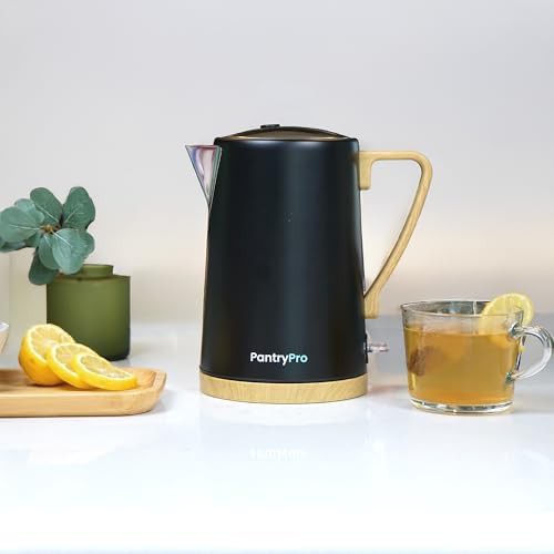 Black wide mouth electric kettle — photo 5