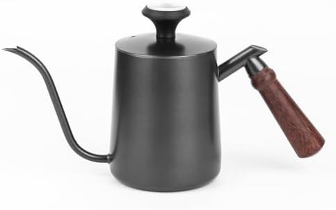 Gooseneck pour over kettle with thermometer