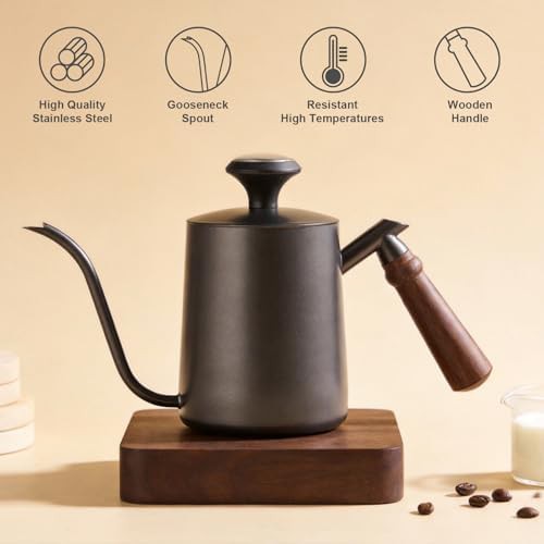 Gooseneck pour over kettle with thermometer — photo 4
