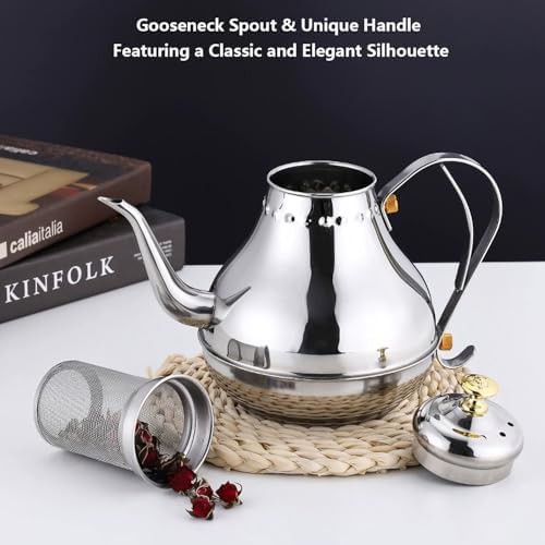 Royal gooseneck stainless steel coffee pot — photo 5