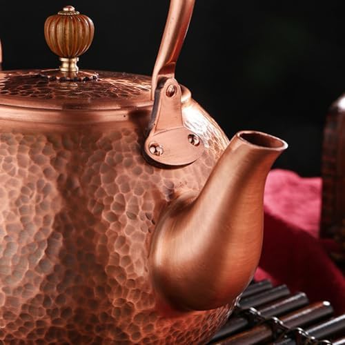 Hammered copper stovetop teapot 1.6 quart — photo 3