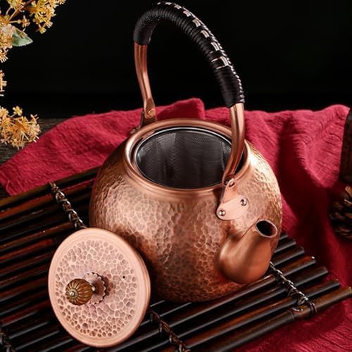 Hammered copper stovetop teapot 1.6 quart — photo 4