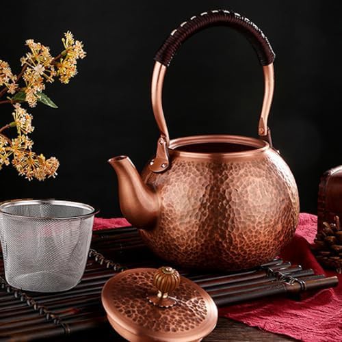 Hammered copper stovetop teapot 1.6 quart — photo 5