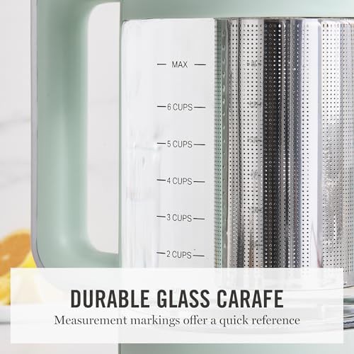 Glass electric kettle with tea infuser — photo 5