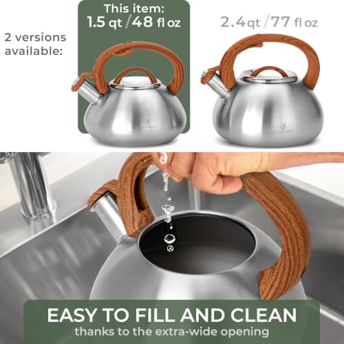 Waldwerk stainless steel stovetop tea kettle — photo 3