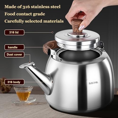 Generic brushed satin 316 stainless pot — photo 3
