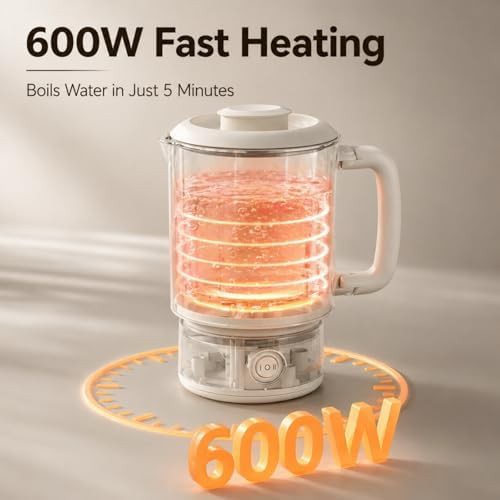 Small foldable electric travel kettle 0.6L — photo 4