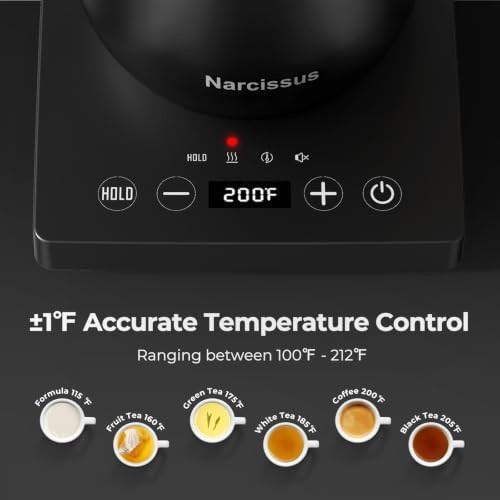 Gooseneck electric kettle with temperature control — photo 4