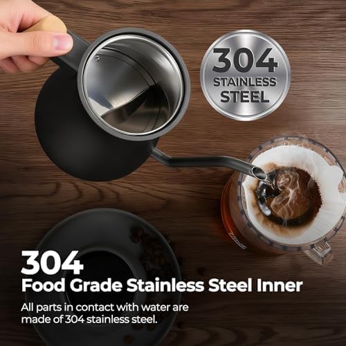 Gooseneck electric kettle with temperature control — photo 5