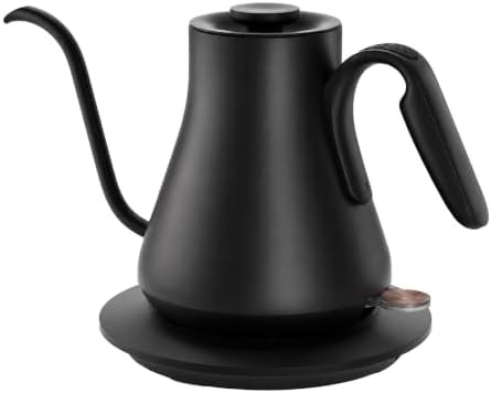 Stainless gooseneck electric pour over kettle