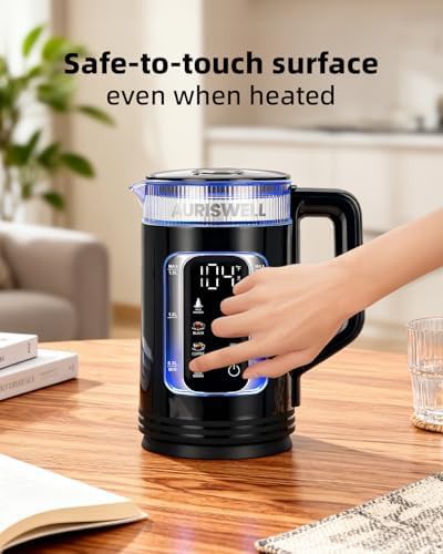 Smart glass water boiler with presets — photo 5