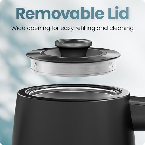 Black gooseneck electric pour over kettle — photo 4