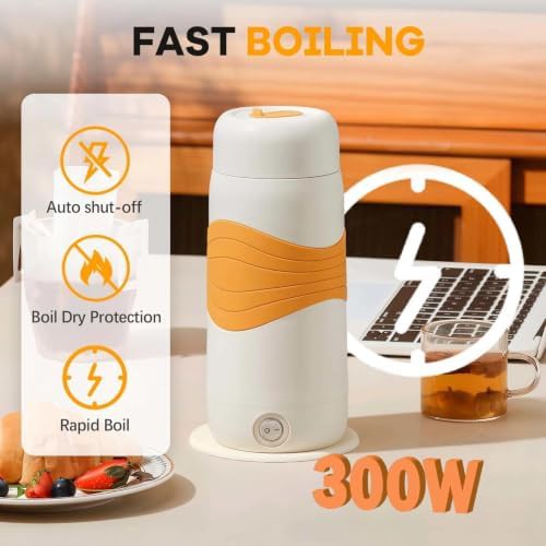 Portable travel electric kettle 300ml — photo 3