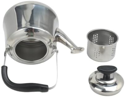 Small fast boiling stainless whistling kettle — photo 5