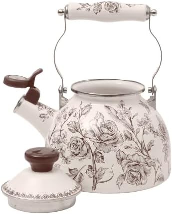 Brown Agatha enamel on steel tea kettle — photo 4